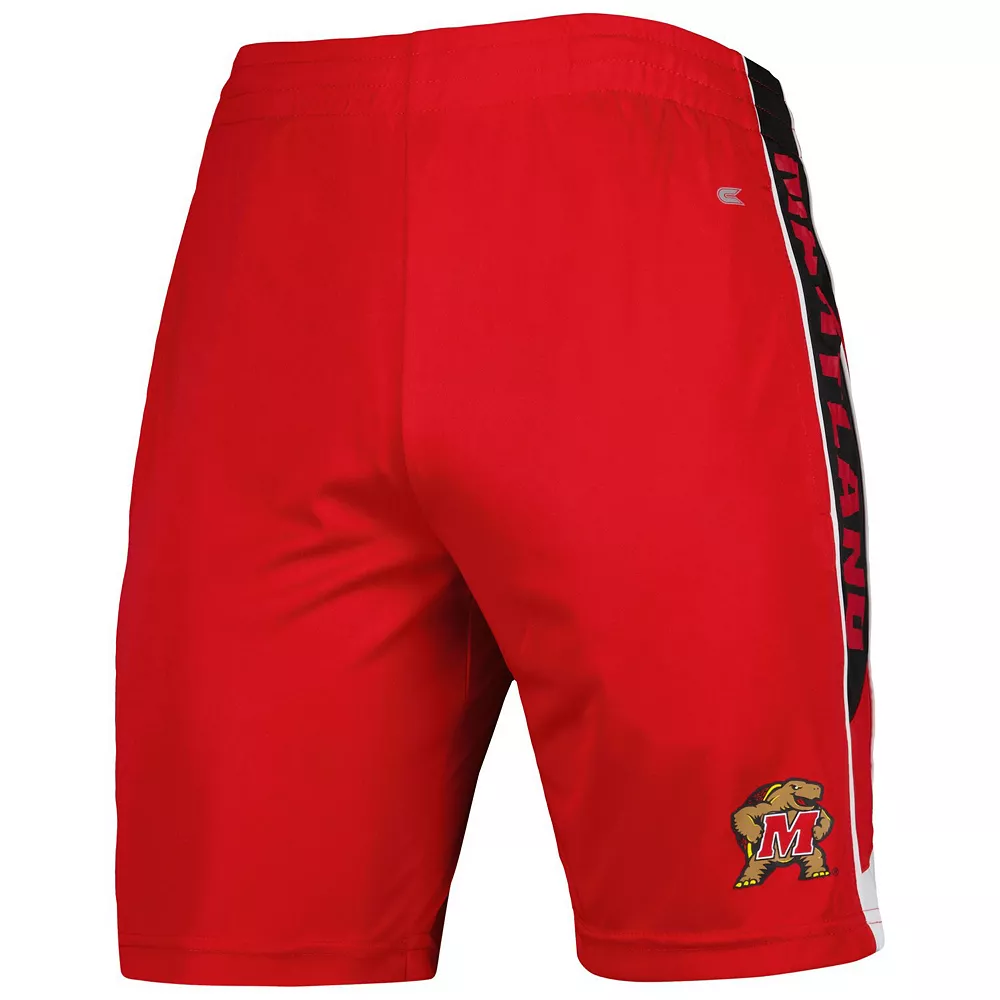 Men's Colosseum Red Maryland Terrapins Pool Time Shorts - Image 3