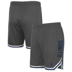 Men's Colosseum Charcoal Illinois Fighting Illini Continuity Shorts