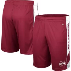 Men's Colosseum Maroon Mississippi State Bulldogs Pool Time Shorts