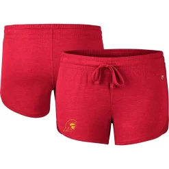 Women's Colosseum Heather Cardinal USC Trojans Simone Core Shorts