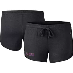 Women's Colosseum Heather Black LSU Tigers Simone Core Shorts