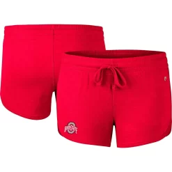 Women's Colosseum Heather Scarlet Ohio State Buckeyes Simone Core Shorts