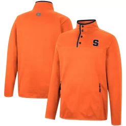 Men's Colosseum Orange Syracuse Orange Rebound Quarter-Snap Jacket