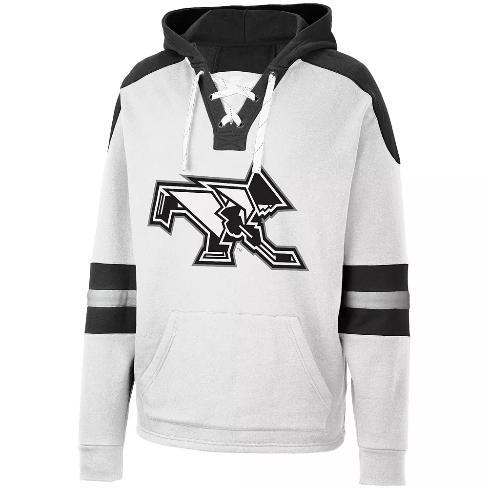 Men's Colosseum White Providence Friars Lace-Up 4.0 Pullover Hoodie - Image 3
