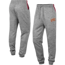 Men's Colosseum Gray USC Trojans Worlds To Conquer Sweatpants