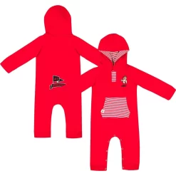 Infant Colosseum Scarlet Nebraska Huskers Whowonkas Raglan Long Sleeve Hoodie Jumper