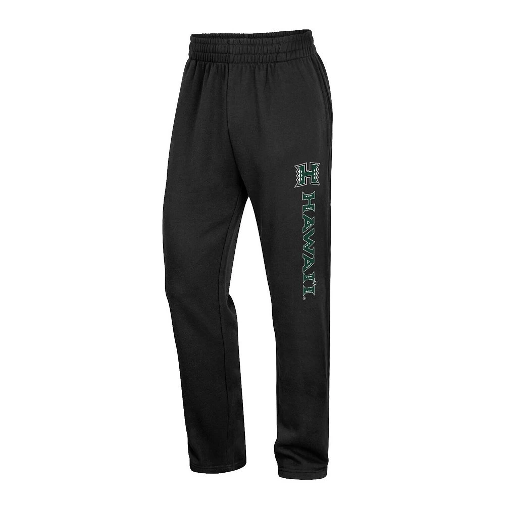 Men's Colosseum Black Hawaii Warriors Wordmark Pants - Image 3