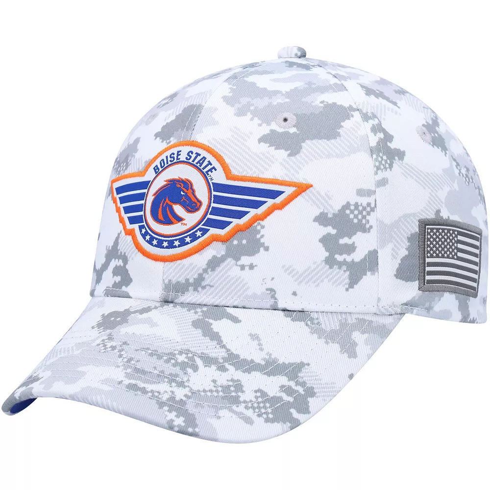 Men's Colosseum Camo Boise State Broncos OHT Military Appreciation Snapback Hat - Image 2