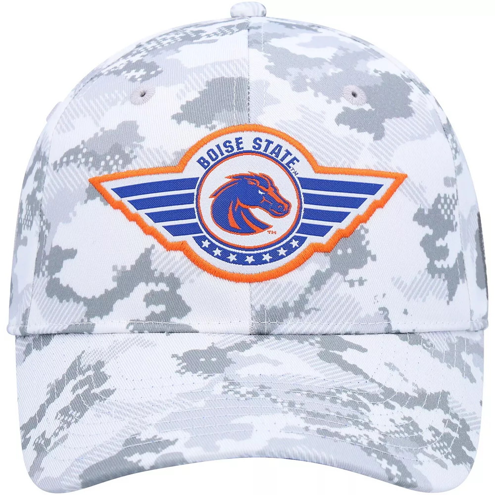 Men's Colosseum Camo Boise State Broncos OHT Military Appreciation Snapback Hat - Image 3