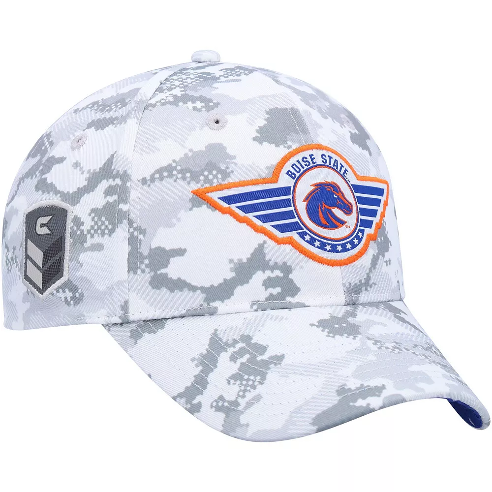 Men's Colosseum Camo Boise State Broncos OHT Military Appreciation Snapback Hat - Image 4