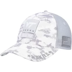 Men's Colosseum Camo Virginia Tech Hokies OHT Military Appreciation 2400 Trucker Snapback Hat