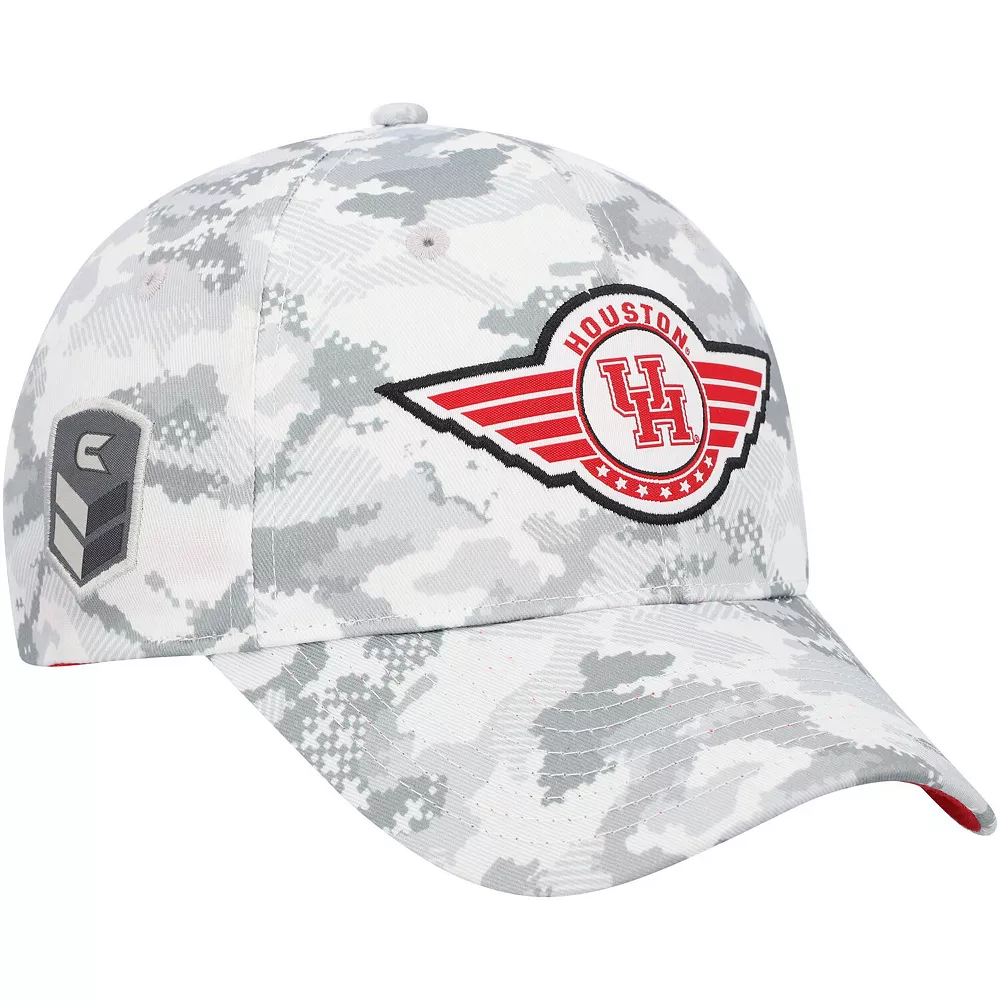 Men's Colosseum Camo Houston Cougars OHT Military Appreciation Snapback Hat - Image 4