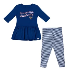 Girls Toddler Colosseum Navy Arizona Wildcats Grinch Long Sleeve Top & Leggings Set