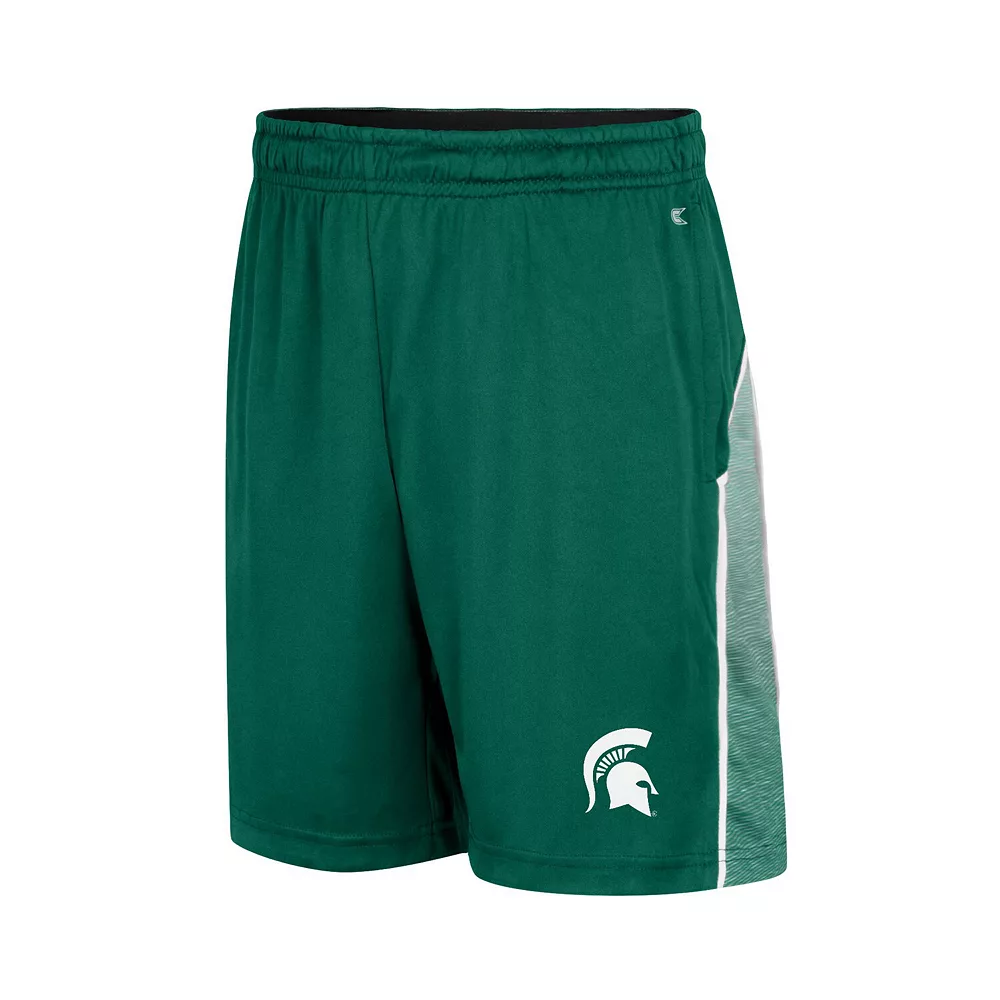 Youth Colosseum Green Michigan State Spartans Max Shorts - Image 3
