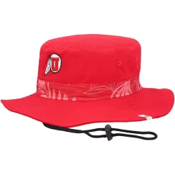 Men's Colosseum Red Utah Utes What Else Is New? Bucket Hat