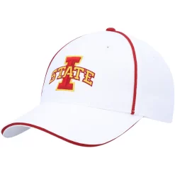 Men's Colosseum White Iowa State Cyclones Take Your Time Snapback Hat