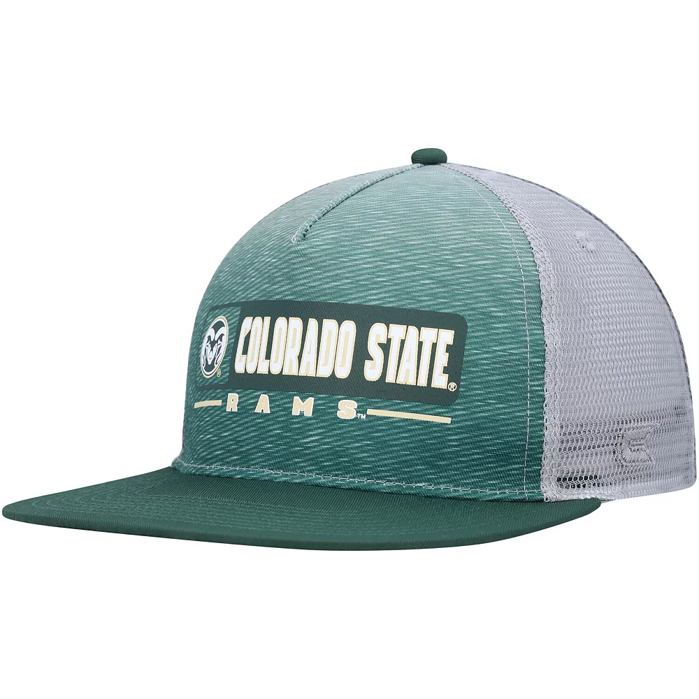 Men's Colosseum Green/Gray Colorado State Rams Snapback Hat