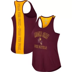 Women's Colosseum Maroon Arizona State Sun Devils 10 Days Racerback Scoop Neck Tank Top