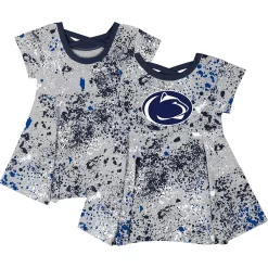 Girls Infant Colosseum Gray Penn State Nittany Lions Sweet Pea Dress